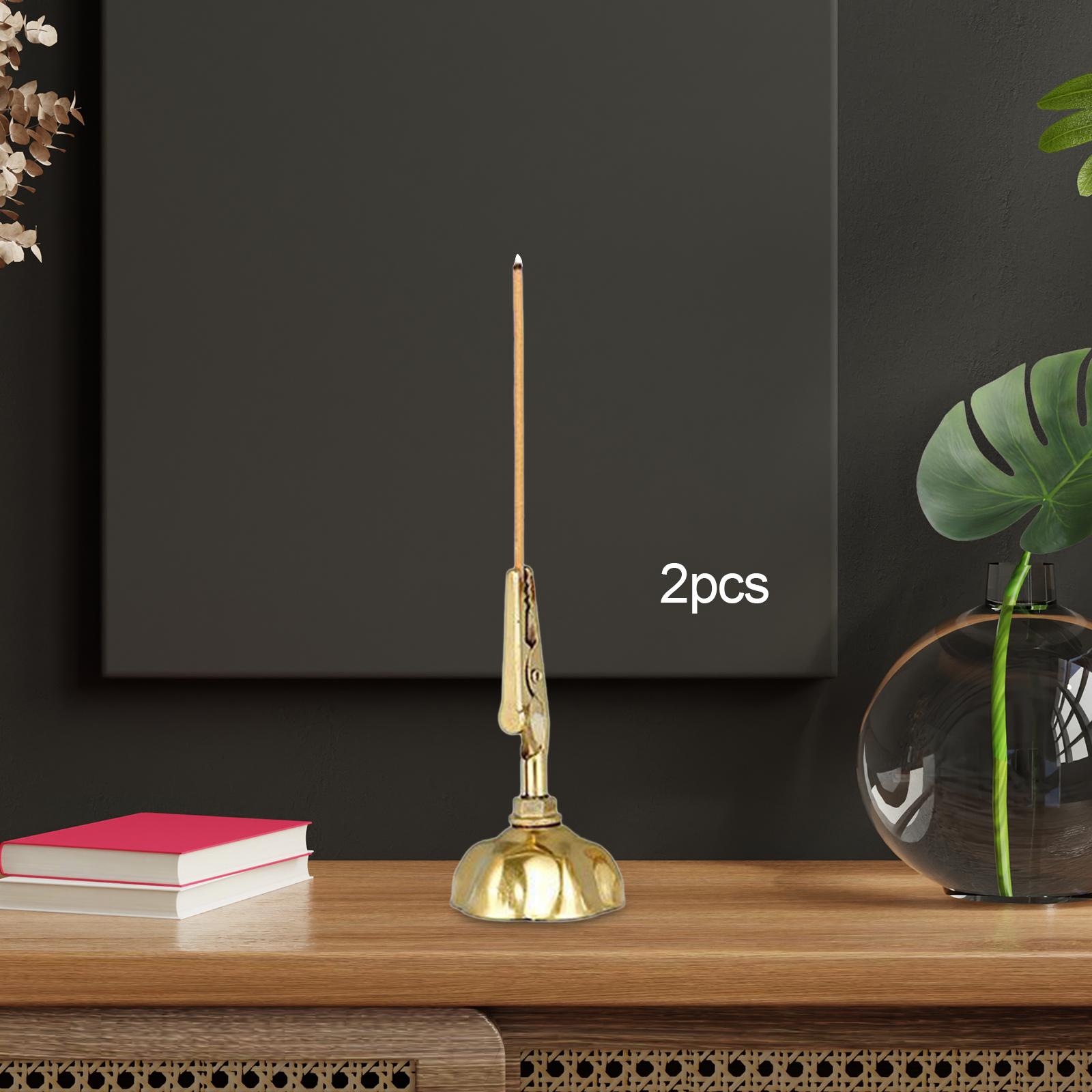 Incense Holder - Alaşımlı Tütsü Tutucu Klips, Çubuk ve