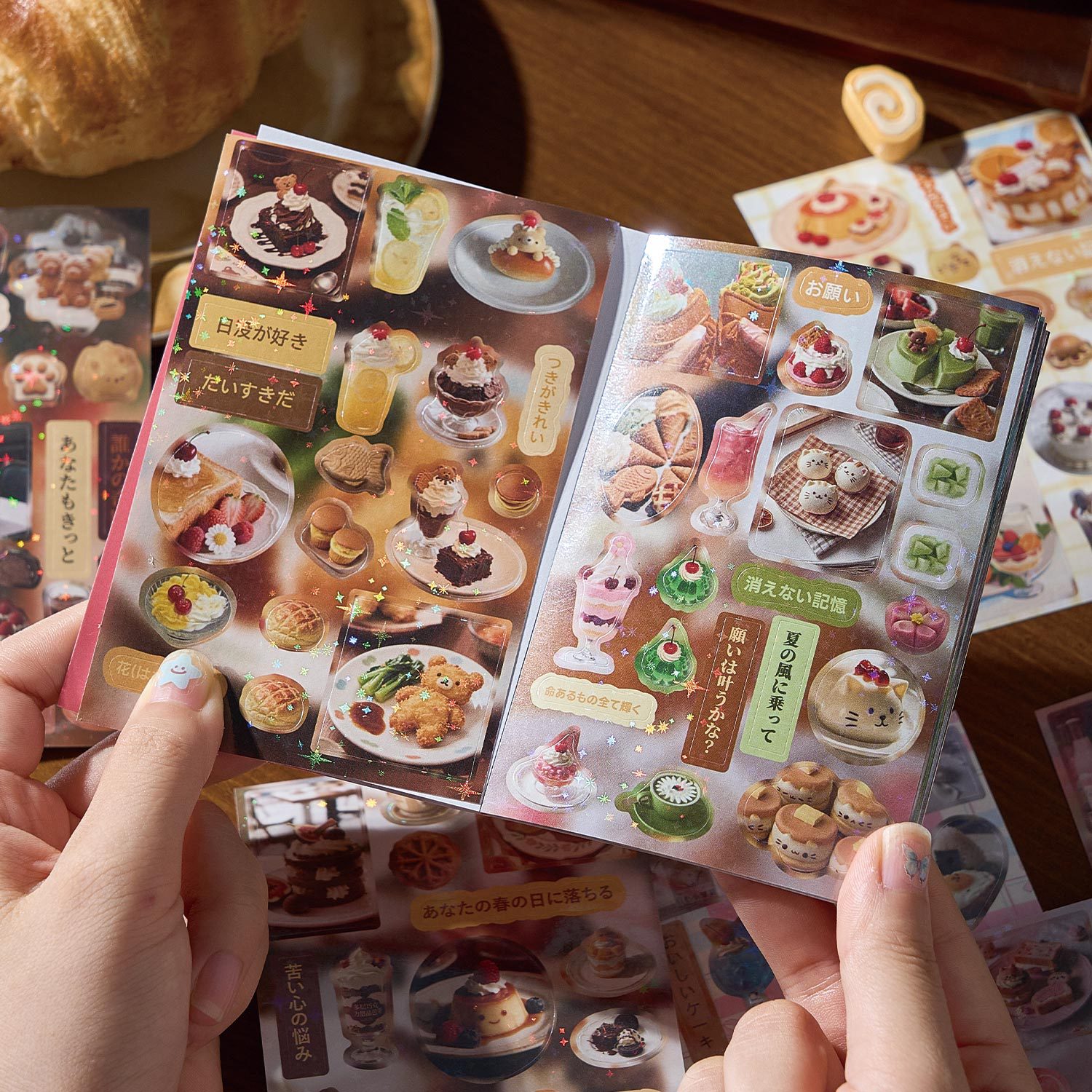 Japanese Snacks - 30 Yaprak Vintage Tarzı Kesilmiş Membran