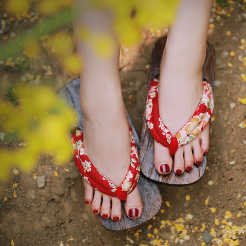 Kadın Cosplay Ayakkabıları Çif - Geta Wooden Sandal incelemesi ve fiyatı